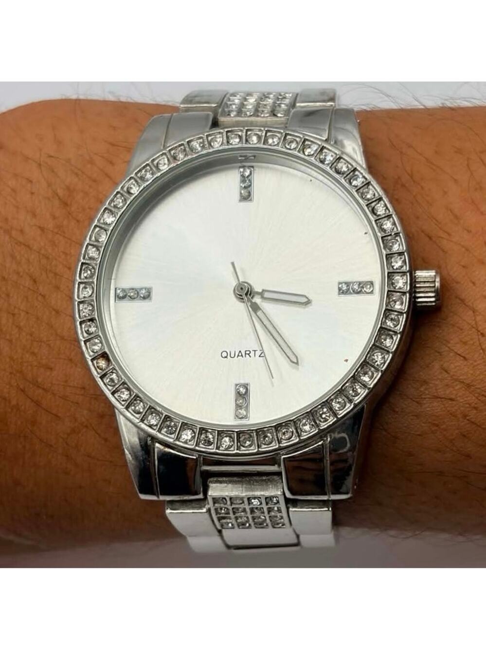 Silver Bizou Men’s Watch